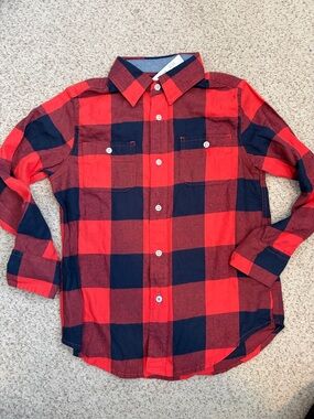 NWT J. Crew Crewcuts Plaid Flannel Shirt, 6-7